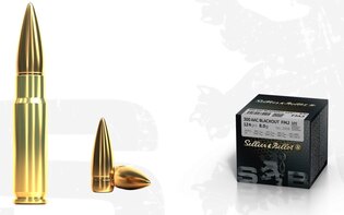 FMJ Patronen Sellier & Bellot® / 300 AAC Blackout / 8 g - 124 grs / 100 Stk