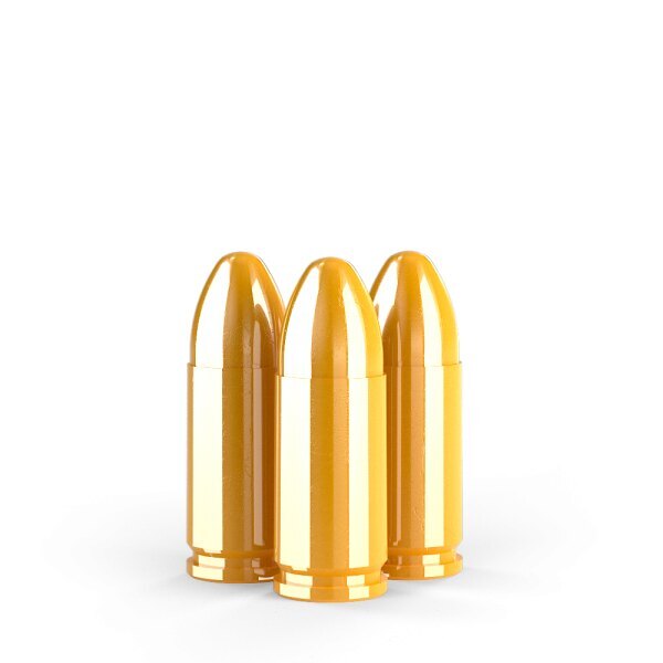 FMJ RN Standard GetLoad® Munition / 9 mm Luger / 8 g - 124 grs / 200 Stk
