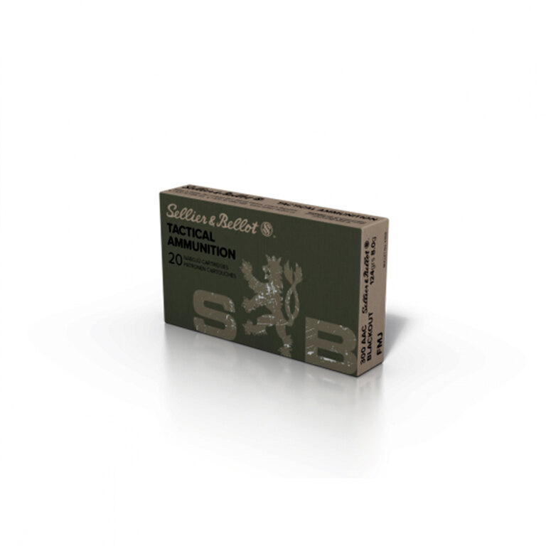 FMJ Sellier & Bellot® / 300 AAC Blackout / 8 g - 124 grs / 20 Stk