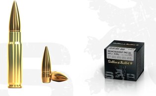 FMJ Sellier & Bellot® Patronen / .300 AAC / 9,55 g - 147 grs / 100 Stk