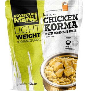 Gefriergetrocknetes Essen Hühner-Korma mit Basmati-Reis Adventure Menu®