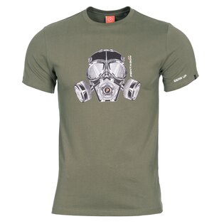 Herren T-Shirt Gas mask Pentagon®