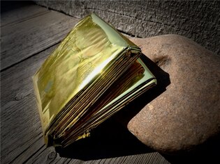 Isothermische Folie gold-silber 220×140 cm