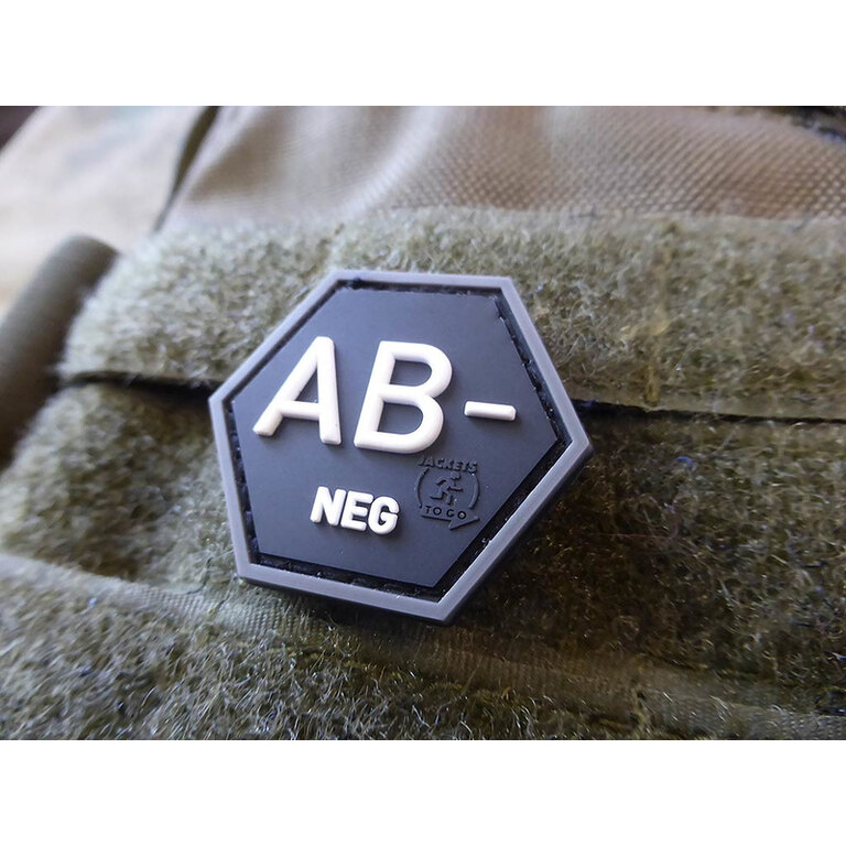 JTG® Blutgruppe AB negativ / Hexagon