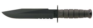 KA-BAR® Fighter mit feststehender Klinge mit kombiniertem Schliff