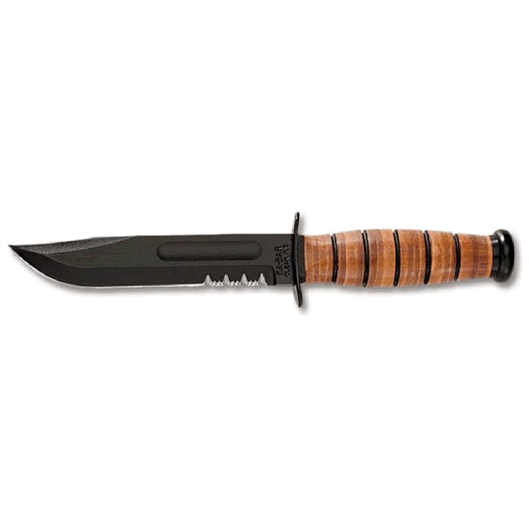 KA-BAR® The Legend Feststehendes Messer mit Wellenschliff