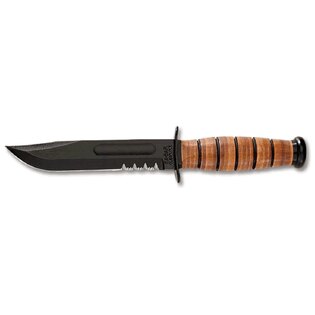 KA-BAR® The Legend Feststehendes Messer mit Wellenschliff