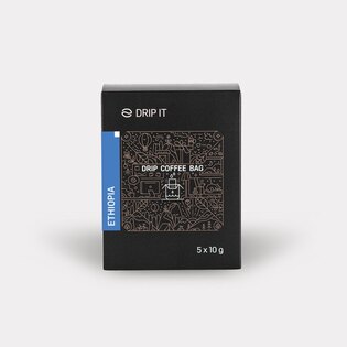 Kaffee im Filter Ethiopia Sidamo Drip it®, 5 Stk