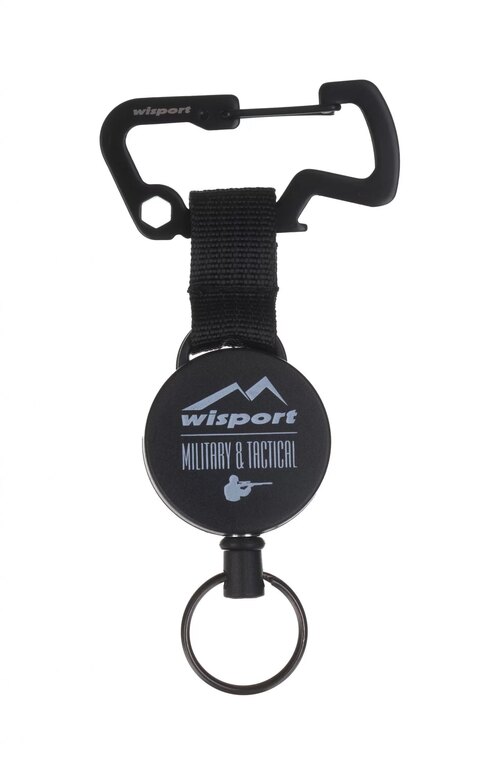 Karabiner Key-Back mit selbstaufrollender Schnur Wisport®