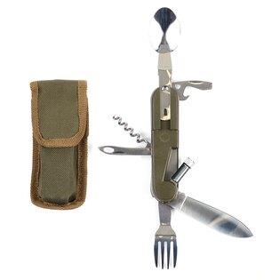 Klappmesser, multifunktionales Besteck mit Licht Fosco®