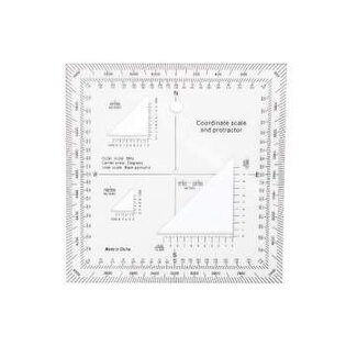 Koordinatenlineal und Winkelmesser Rothco®