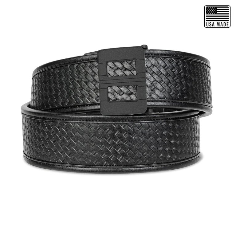 Leder-Gürtel Basketweave Duty Kore® / Schnalle D2