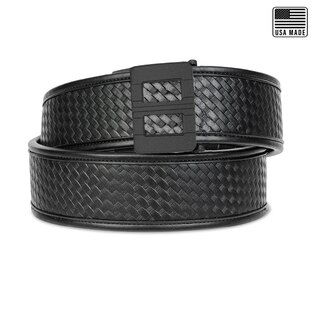 Leder-Gürtel Basketweave Duty Kore® / Schnalle D2