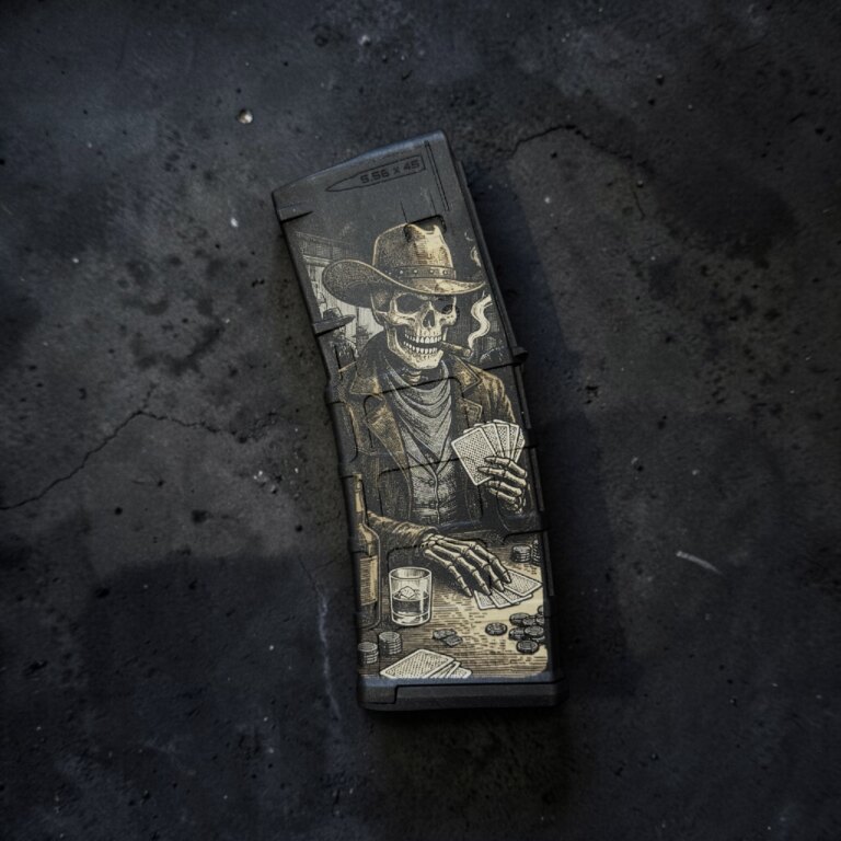 Magazin für AR15, 30 Schuss, Kaliber 5.56×45 NATO Magpul® / Dead Man’s Hand