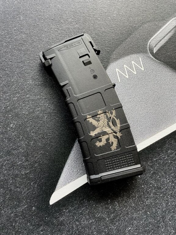 Magazin für AR15, 30 Schuss, Kaliber 5.56x45 NATO Magpul® / Český lev