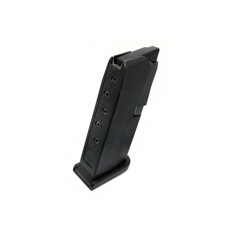 Magazin mit Bodenplatte für Pistole Glock® 43, 6 Schuss, Kaliber 9 mm