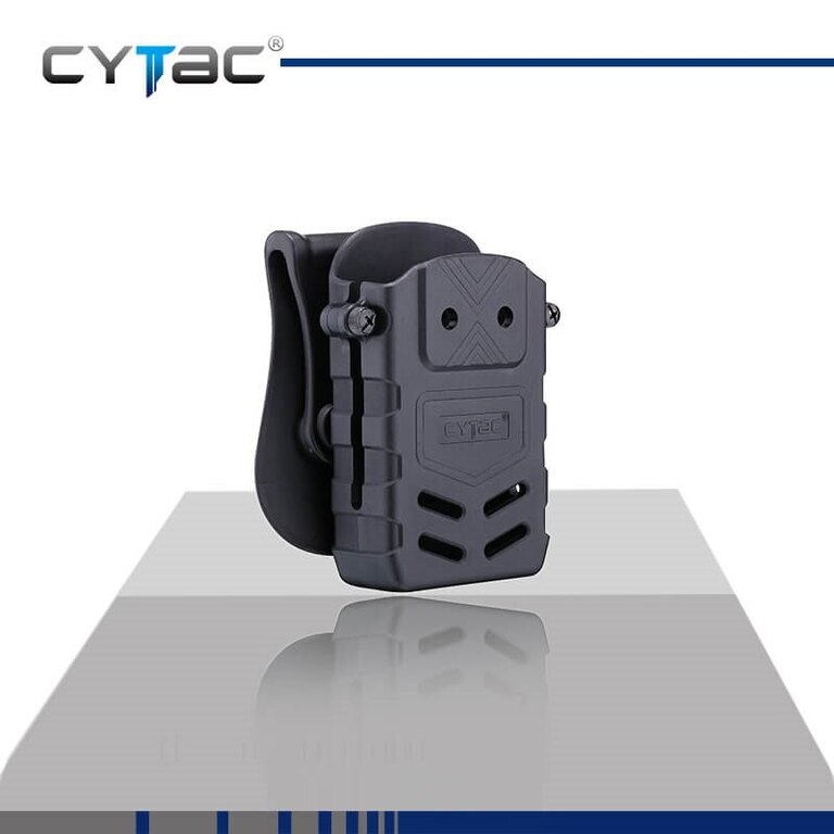 Magazintasche Cytac® AR15, M4, M16 mit Gürtelclip - schwarz