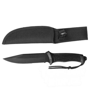 Mil-Tec® feststehendes Messer - schwarz