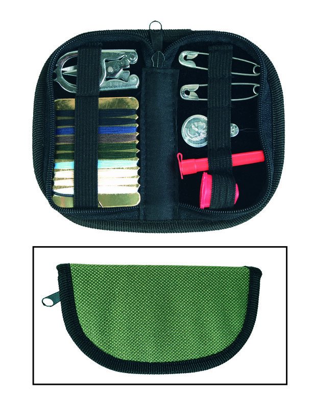 Mil-Tec® Nähset im Etui - grün
