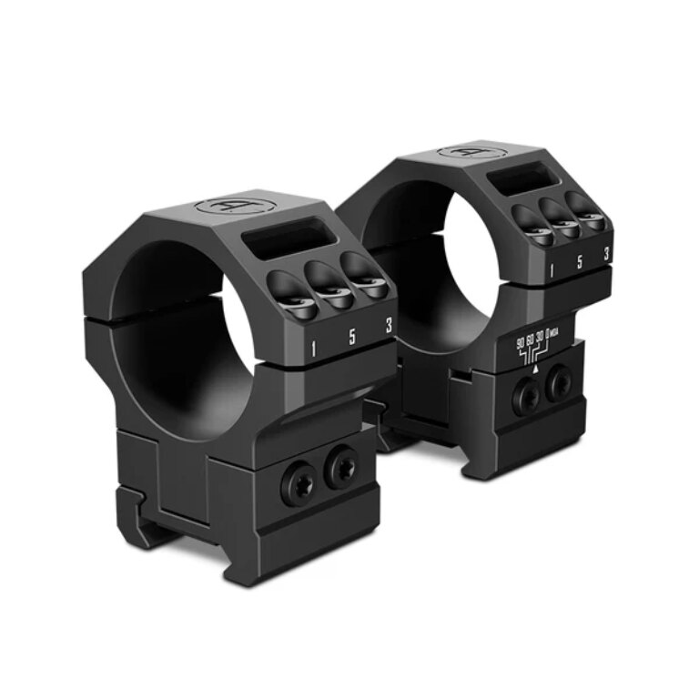 Montageringe Heavy Duty Angle 30/60/90 MOA Picatinny High 1,35" / 34 mm Tubus von Discoveryopt®