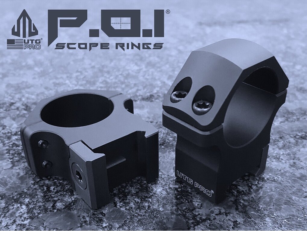 Montageringe P.O.I® Low Profile 0.98" / 30 mm Rohr UTG PRO®