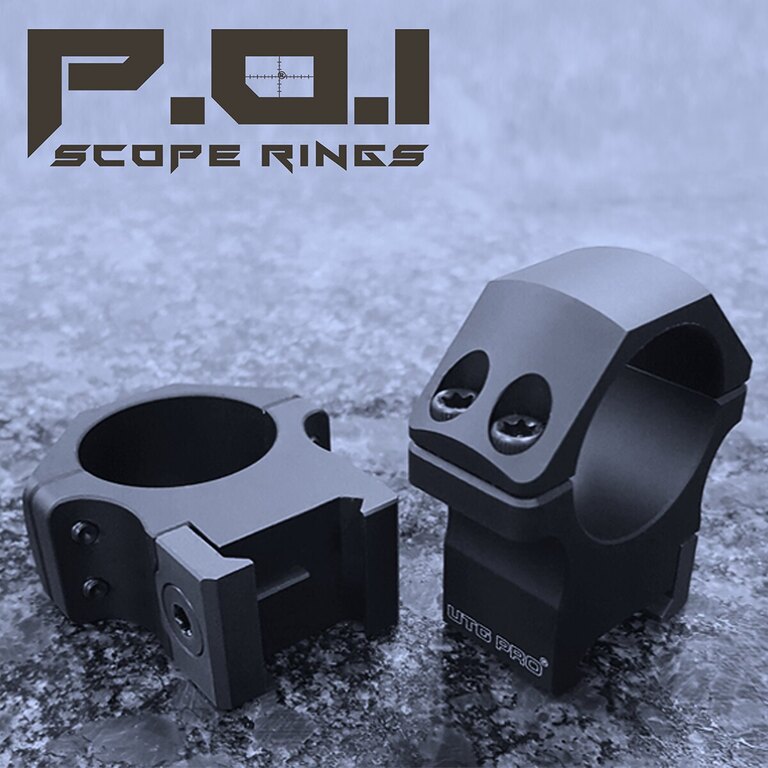 Montageringe P.O.I® Medium Profile 1.1" / 25,4 mm Rohr UTG PRO®