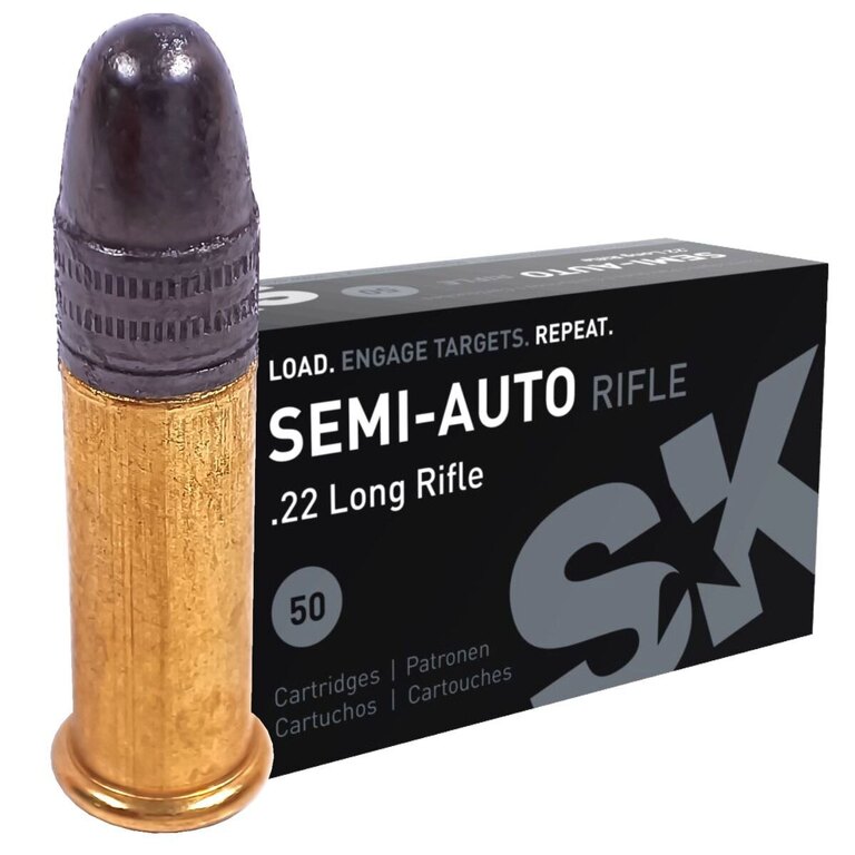 Munition SK Semi Auto Rifle Lapua® / 22 LR / 40 grs / 50 Stk