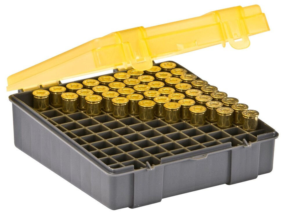 Munitionskiste - .41 Magnum Plano Molding® USA - 100 Stück, gelb