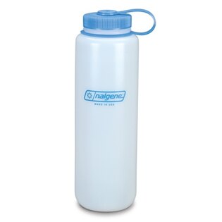 NALGENE® HDPE Feldflasche mit breitem Hals 1 l - Weiß