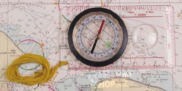 Navigationskartenkompass - Bussole MFH®
