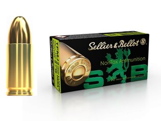 Nontox Sellier & Bellot® Munition / 9 mm Luger / 7,5 g - 115 grs / 50 Stk