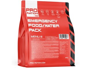 Notfall-Lebensmittelration Emergency Food / Water Pro Ration®, MENU III