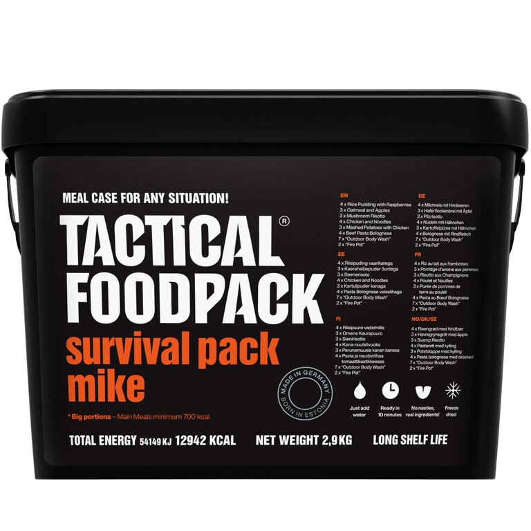 Notfall-Nahrungsmittelpaket Survival Pack Mike Tactical Foodpack®