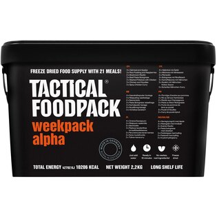 Notfallverpackung Lebensmittel Weekpack Alpha Tactical Foodpack®