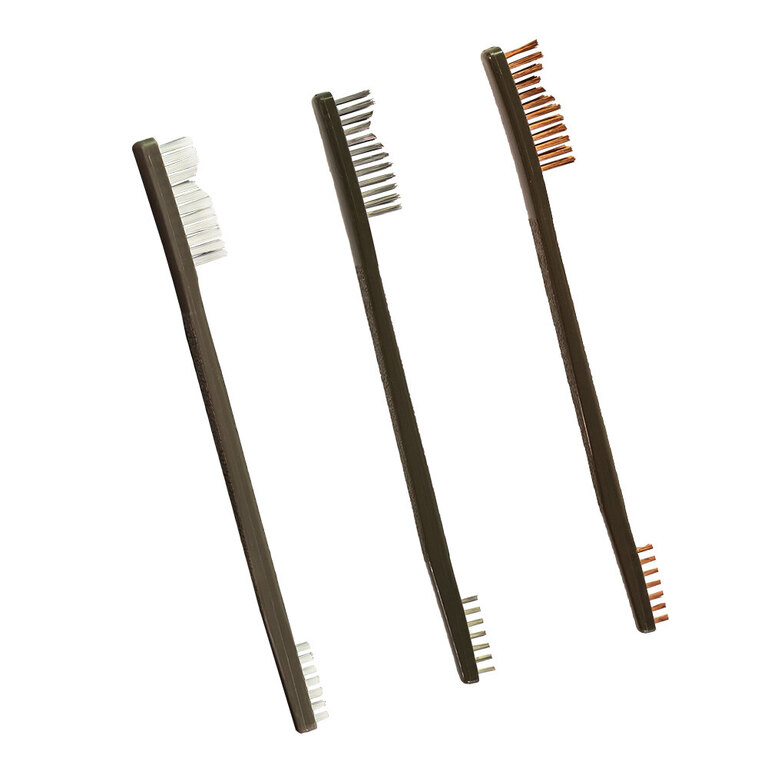 Nylon/Bronze/Stahlbürstenset AP Otis Defense®, 3 Stück
