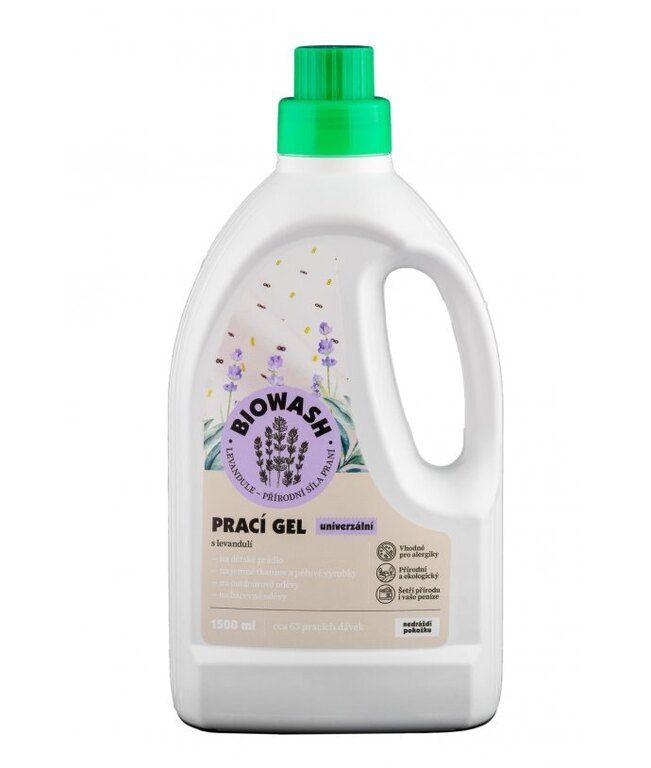 Ökologisches natürliches Waschgel BioWash® / Lavendel