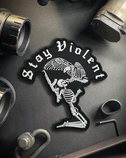 Patch Bleib gewalttätig Brothers in Arms®