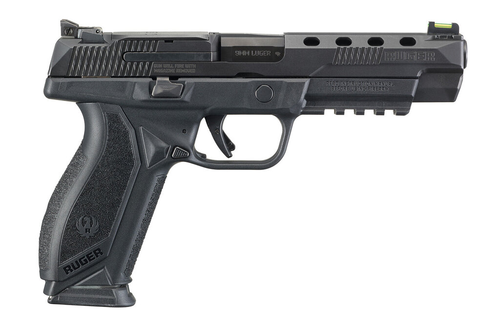 Pistole American Competition Ruger® / 18 Schuss, Kaliber 9x19 mm