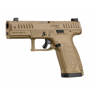 Pistole CZ P-10 C PORTED FDE / Kaliber 9x19 CZUB®