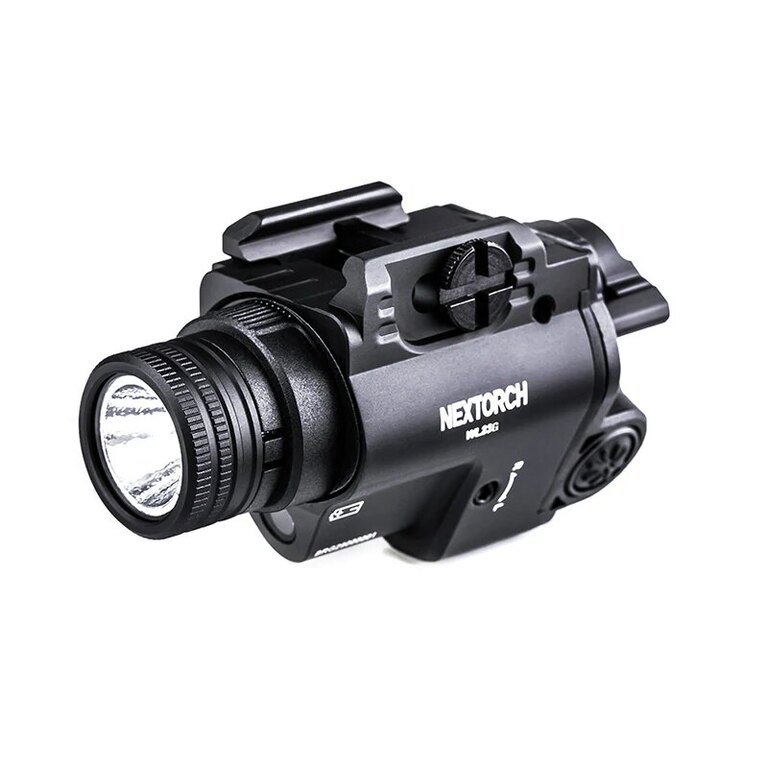 Pistolen-LED-Taschenlampe WL23G / grüner Laser NexTorch®