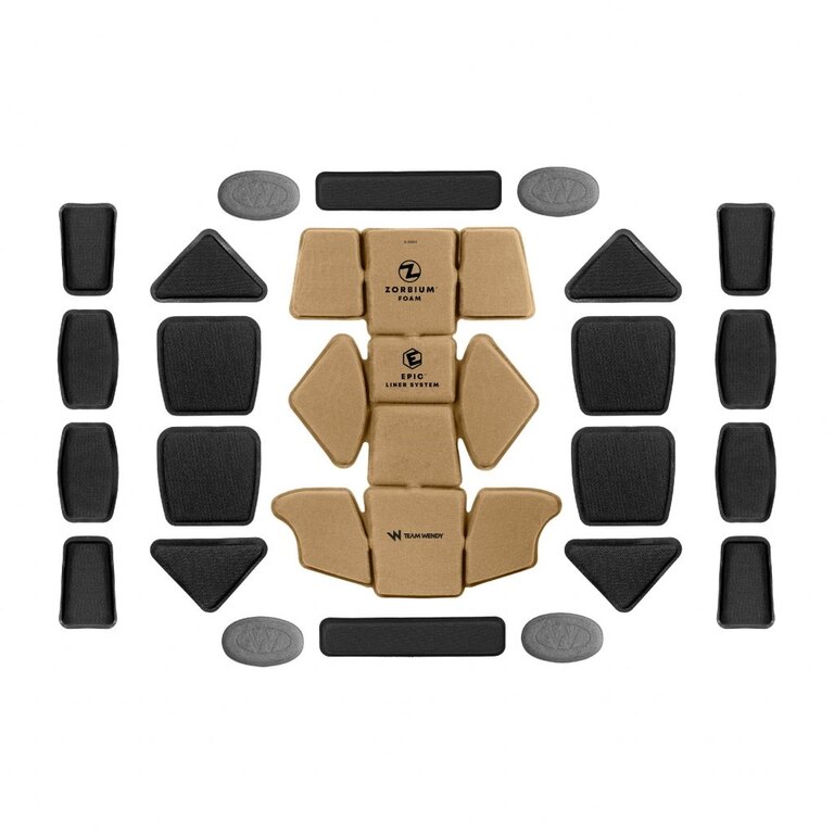 Polsterung für Helme EPIC Combat Pads System Team Wendy®