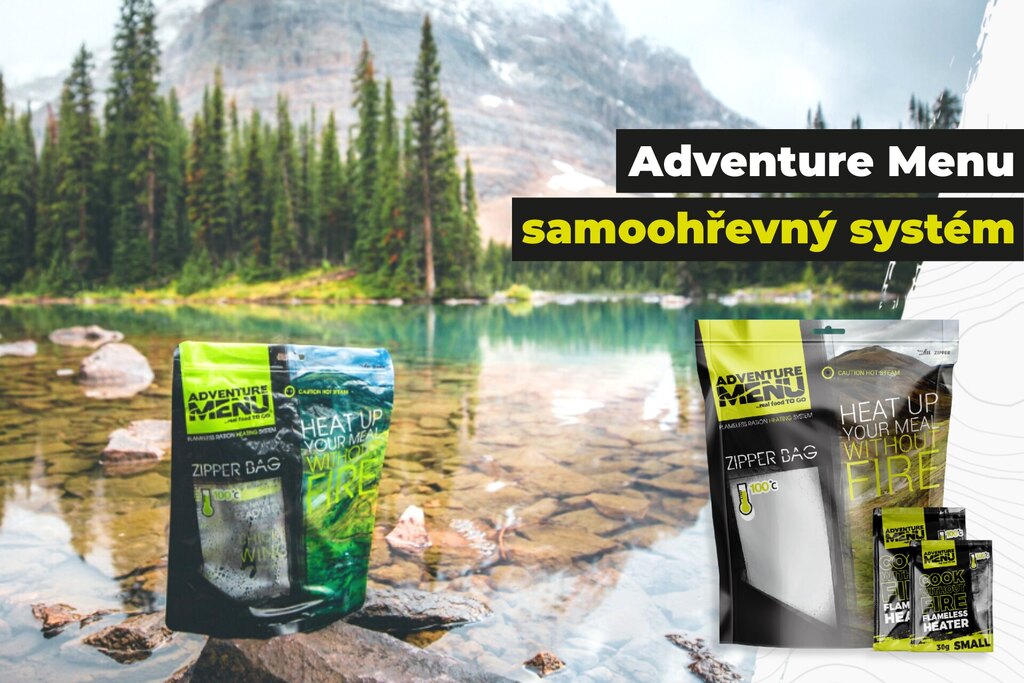 Samoohřev ALL IN (3 x 30 g + 2 x 60 g + Reißverschlusstasche) Adventure Menu®