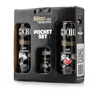 Satz für Reinigung von Kurzwaffen POCKET Riflecx®