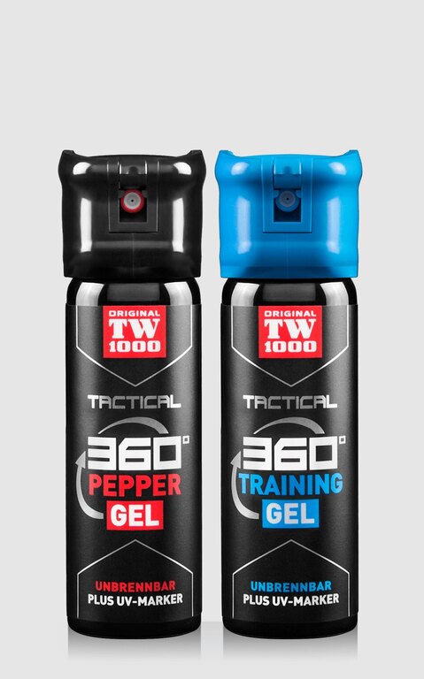 Satz Sprays Tactical Pepper Gel + Trainingsgel TW1000® / 45 ml
