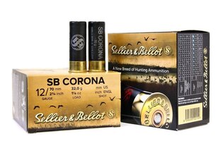 Schrotpatronen Corona Sellier & Bellot® / 12/70* / 32 g / 3 mm / 25 Stk