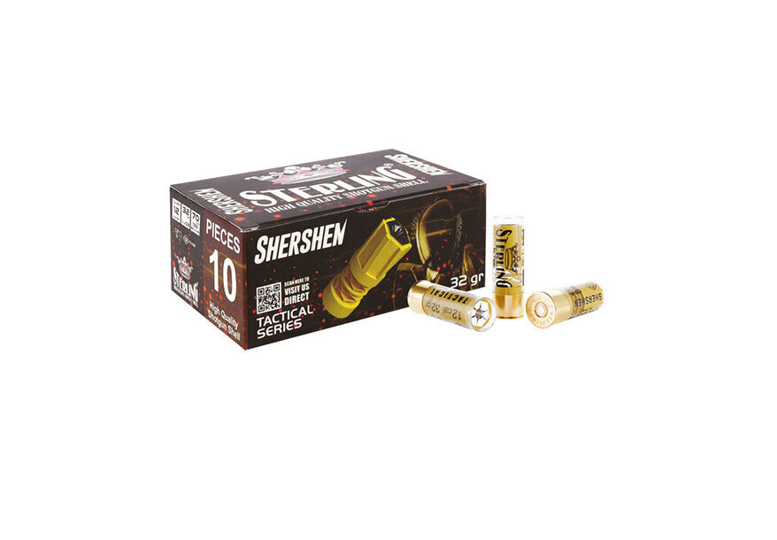 Schrotpatronen Shershen Sterling® / 12/70 / 32 gr / 10 Stk
