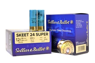Schrotpatronen Skeet 24 Super Sellier & Bellot® / 12/70* / 24 g / 25 Stk