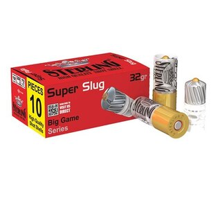 Schrotpatronen Super Slug Sterling® / 12/70 / 32 gr / 10 Stück