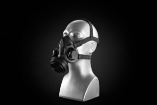 Schutzhalbmaske S-97 M mit Kopfhaltesystem Avec®