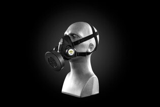 Schutzhalbmaske S-97 mit Gummitextil-Befestigung Avec®